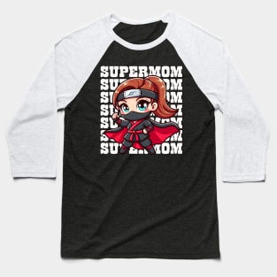 Ninja Supermom Baseball T-Shirt